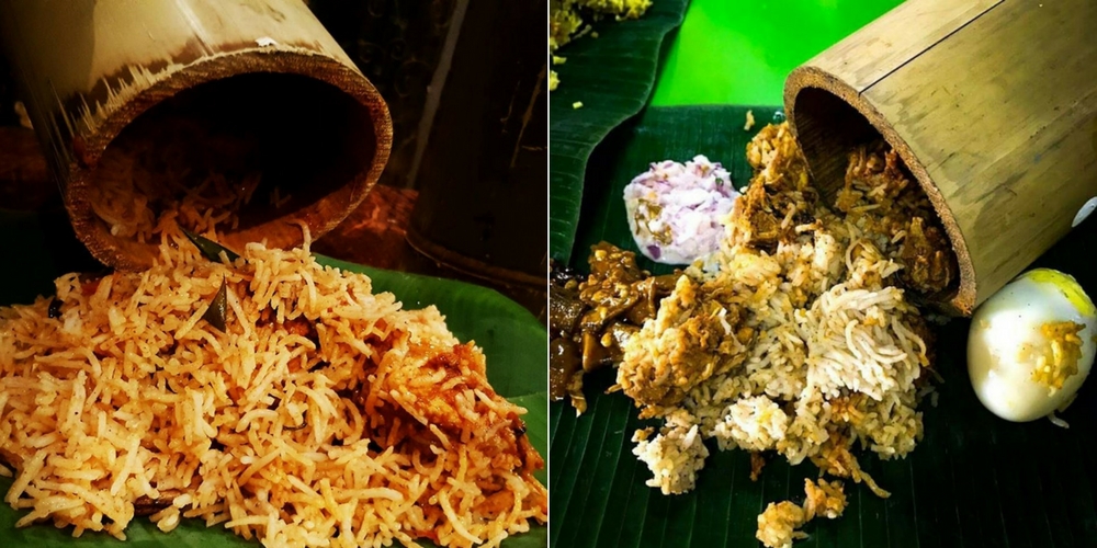 Bamboo Biryani Klang Cooks All Of Their Dishes Inside Bamboo Tubes