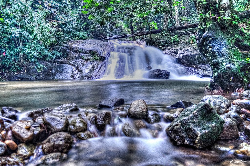 Lepoh waterfall sg KV@Kemensah Valley