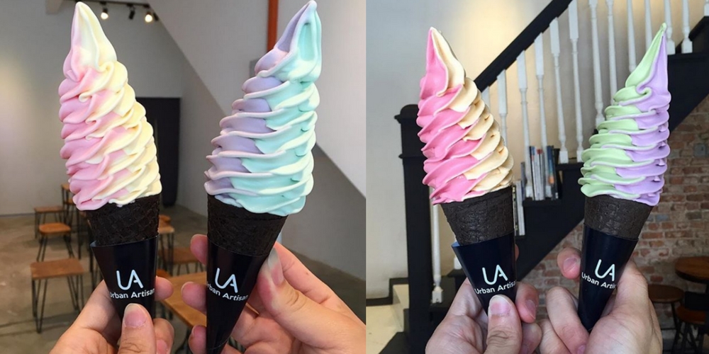 Urban Artisan KL: Unicorn Colourful Soft Serve Ice Cream Desserts In KL