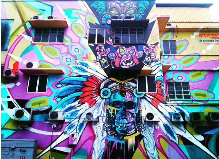 Places With Graffiti Street Arts And Wall Arts In Kuala Lumpur