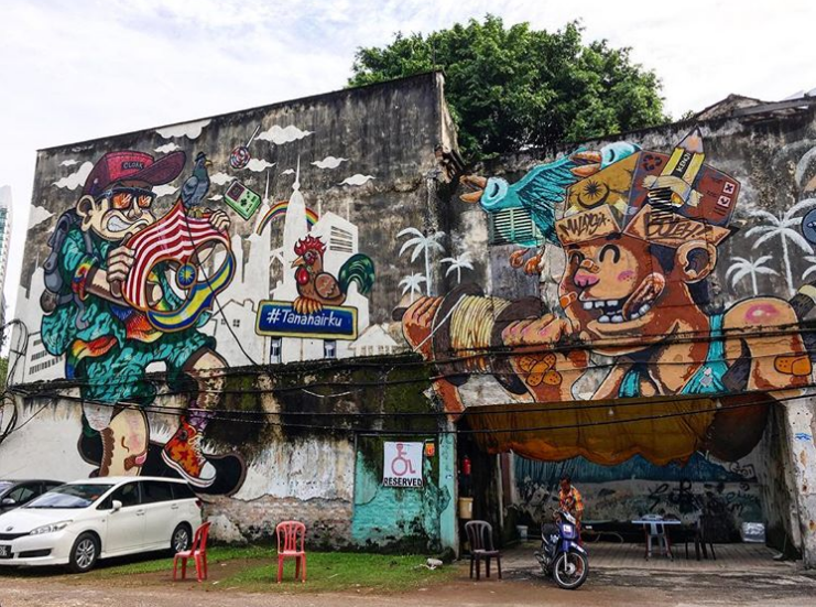 Places With Graffiti Street Arts And Wall Arts In Kuala Lumpur