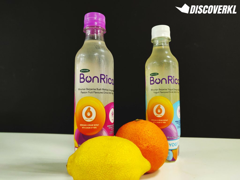 Spritzer BonRica Fibre: Fibre Yogurt and Fibre Passion Fruit Drinks