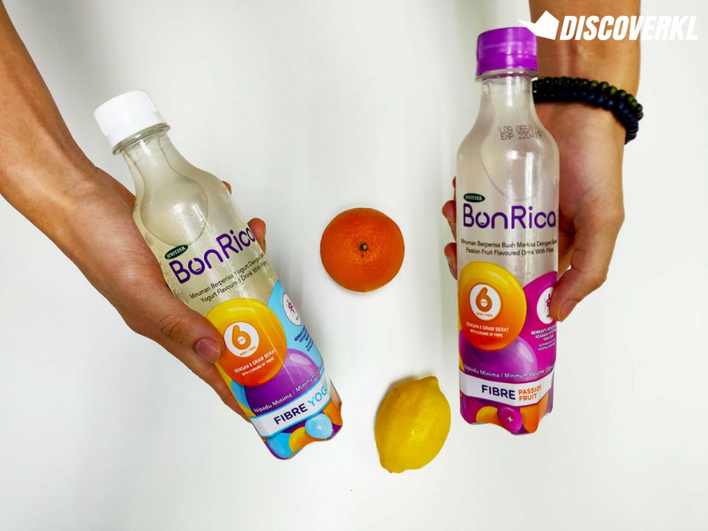 Spritzer BonRica Fibre: Fibre Yogurt and Fibre Passion Fruit Drinks