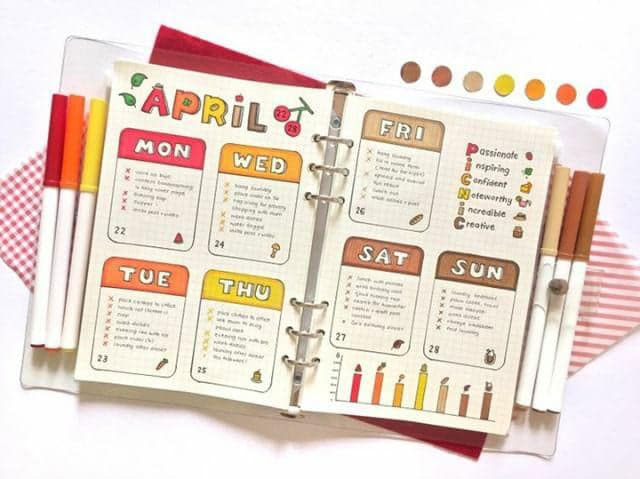 Tips For Good Bujo Spreads By Malaysian Bullet Journalists On Instagram