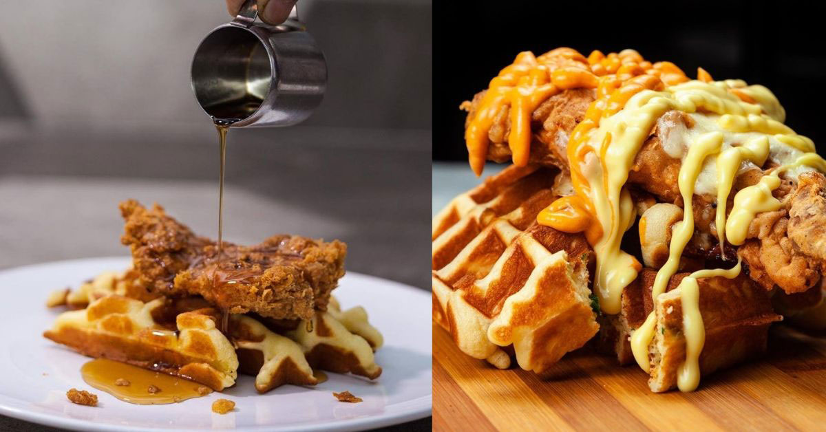 Chequers Restaurant TTDI Kuala Lumpur: Fried Chicken Waffles