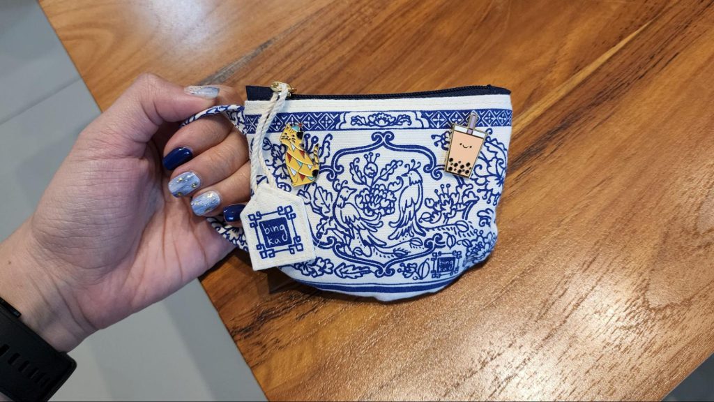 Blue Tea Cup Coin Pouch – Bingka.KL