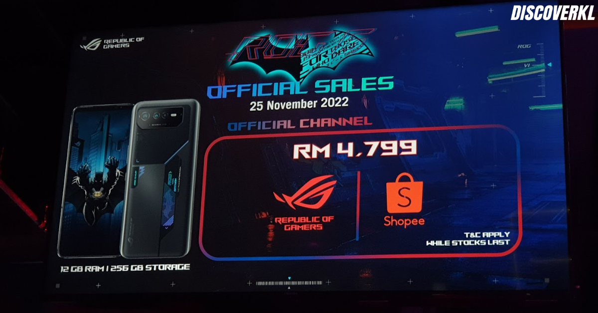 Asus Rog Phone 6d Unveiled In Msia Heres The Specs Features And Price