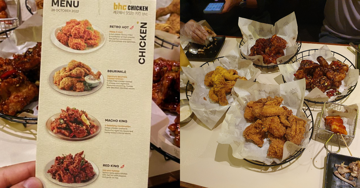 BHC Chicken Korean Fried Chicken food review at Mont Kiara, KL